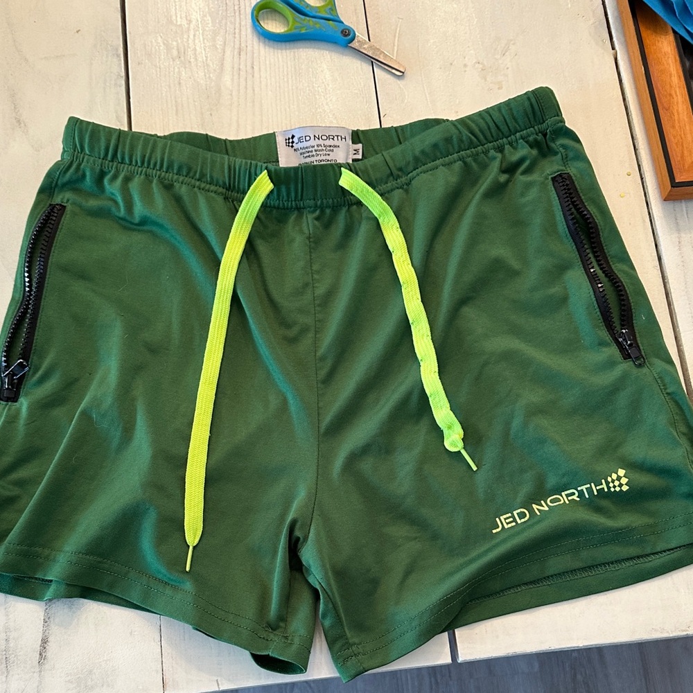 Jed North Forest Green Athletic Shorts